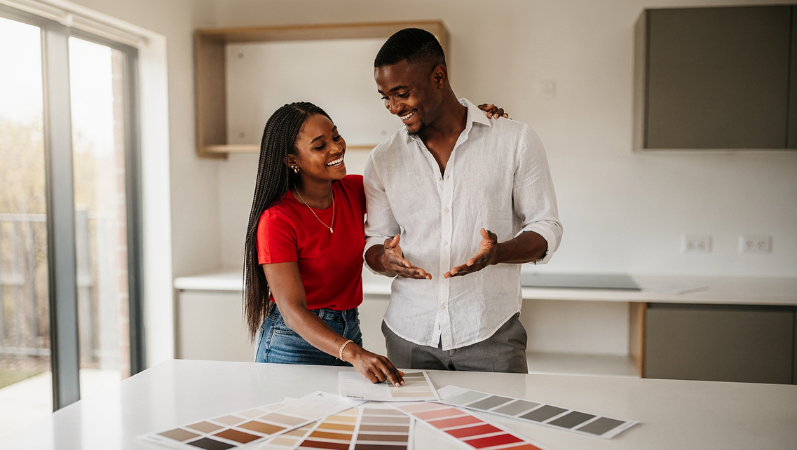 magnific happy young black couple EqXqUZouuO 1